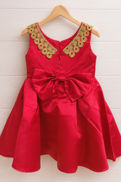 Girl's Royal Red Princess Dress