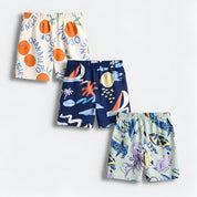 Googo Gaaga Boy's Cotton Printed shorts