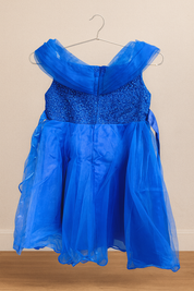 Girl's Royal Sapphire Princess Dress
