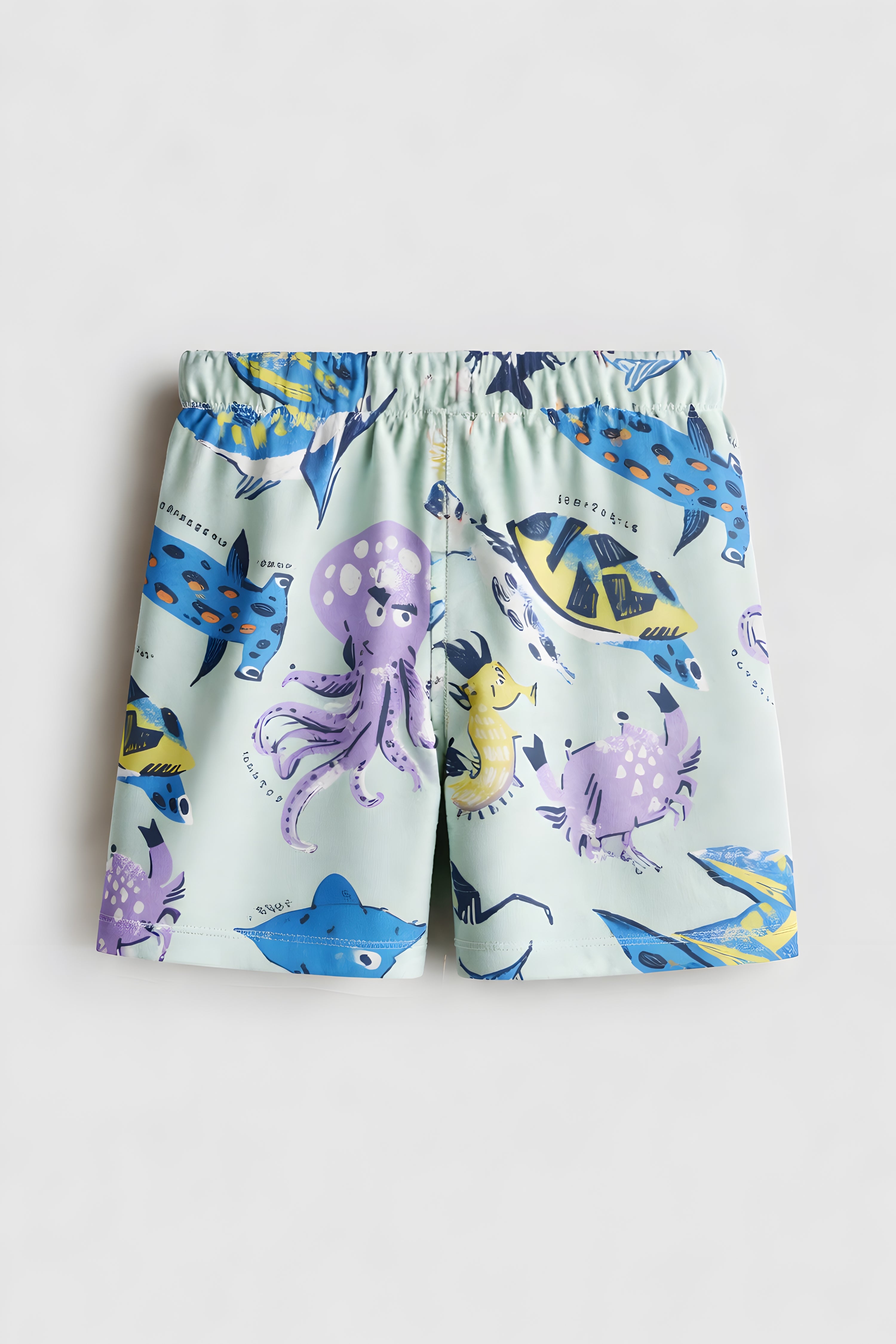 Googo Gaaga Boy's Cotton Octopus Printed Shorts