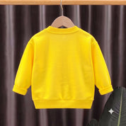 Googo Gaaga Kids Yellow Monster 3D Appliqué Sweatshirt