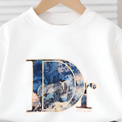 Boy's Cotton Dr Print T-Shirt & Shorts Set - White
