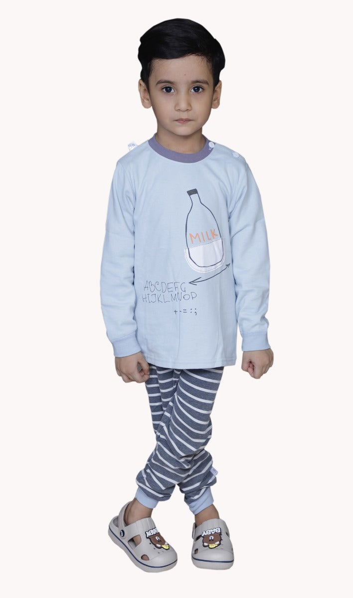 Googo Gaaga stylish boys cotton sweatshirt with pant