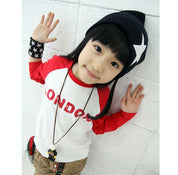 Boy's Red & White Print Full-Sleeve T-Shirt & Pants Set