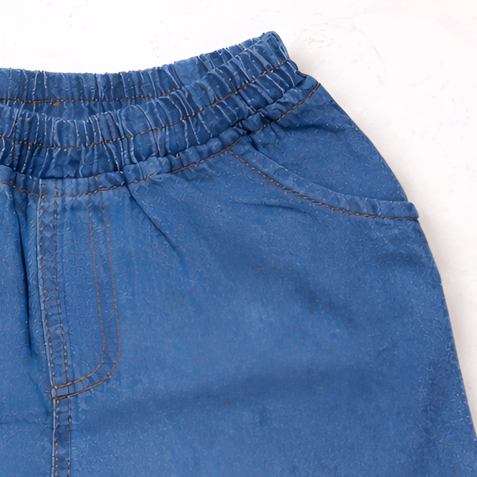 Googo Gaaga Boy's Cotton Denim Rough Shorts