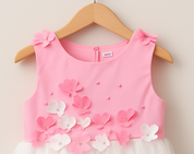 Girl's Pink Petals Dream Dress