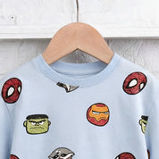 Boy's Avenger Print Half-Sleeve T-Shirt