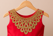 Girl's Royal Red Princess Dress
