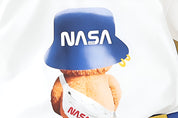 Boy's White NASA Print T-Shirt & Shorts Set