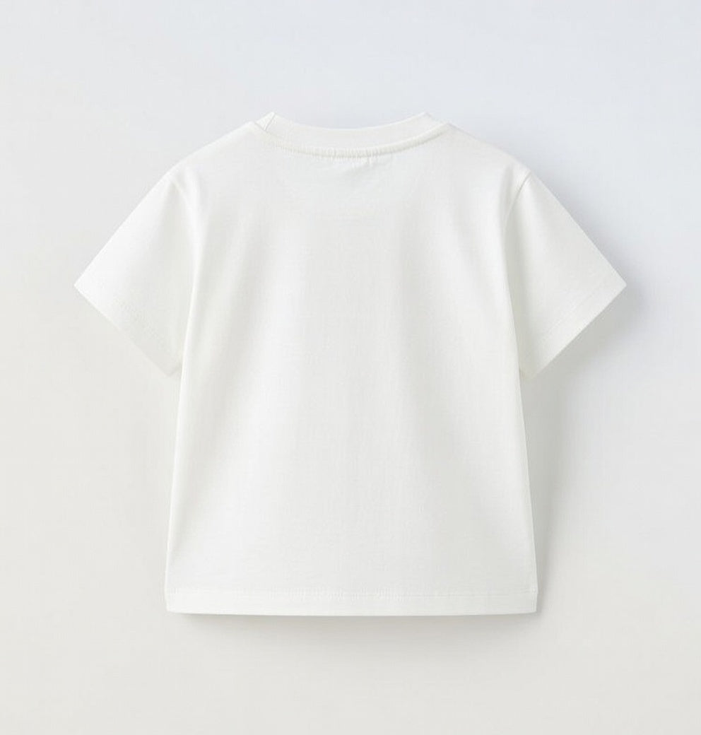 Boy's 2-Pack SuperDino Print T-Shirts - Black & White