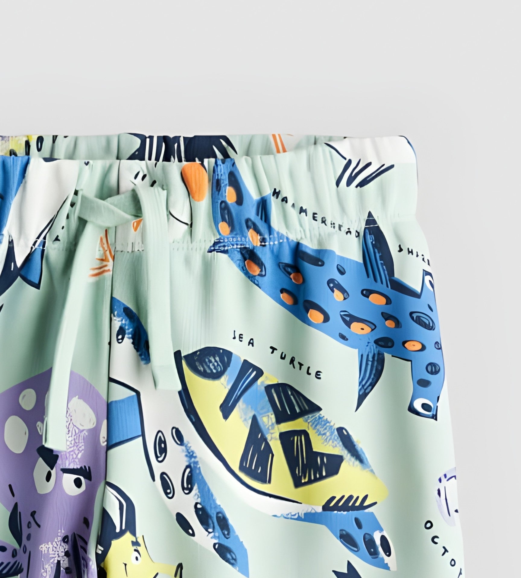 Googo Gaaga Boy's Cotton Octopus Printed Shorts