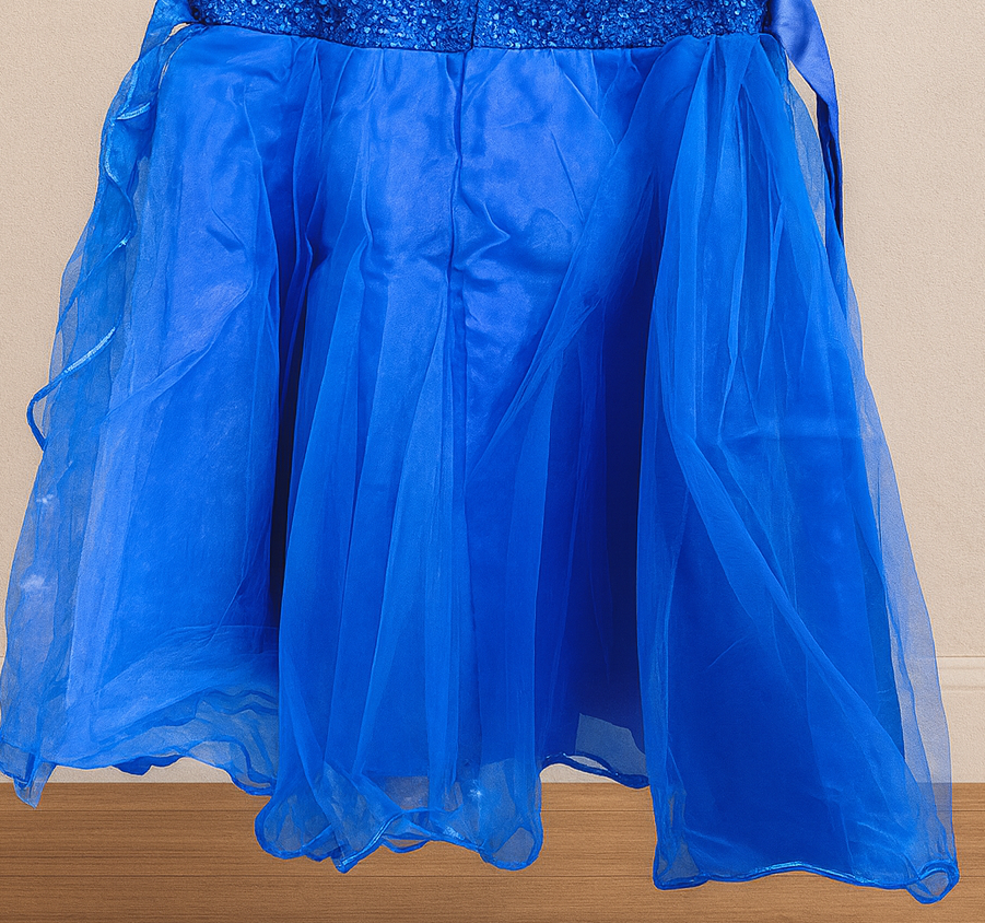Girl's Royal Sapphire Princess Dress