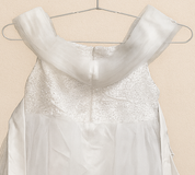 Girl's White Crystal Elegance Dress