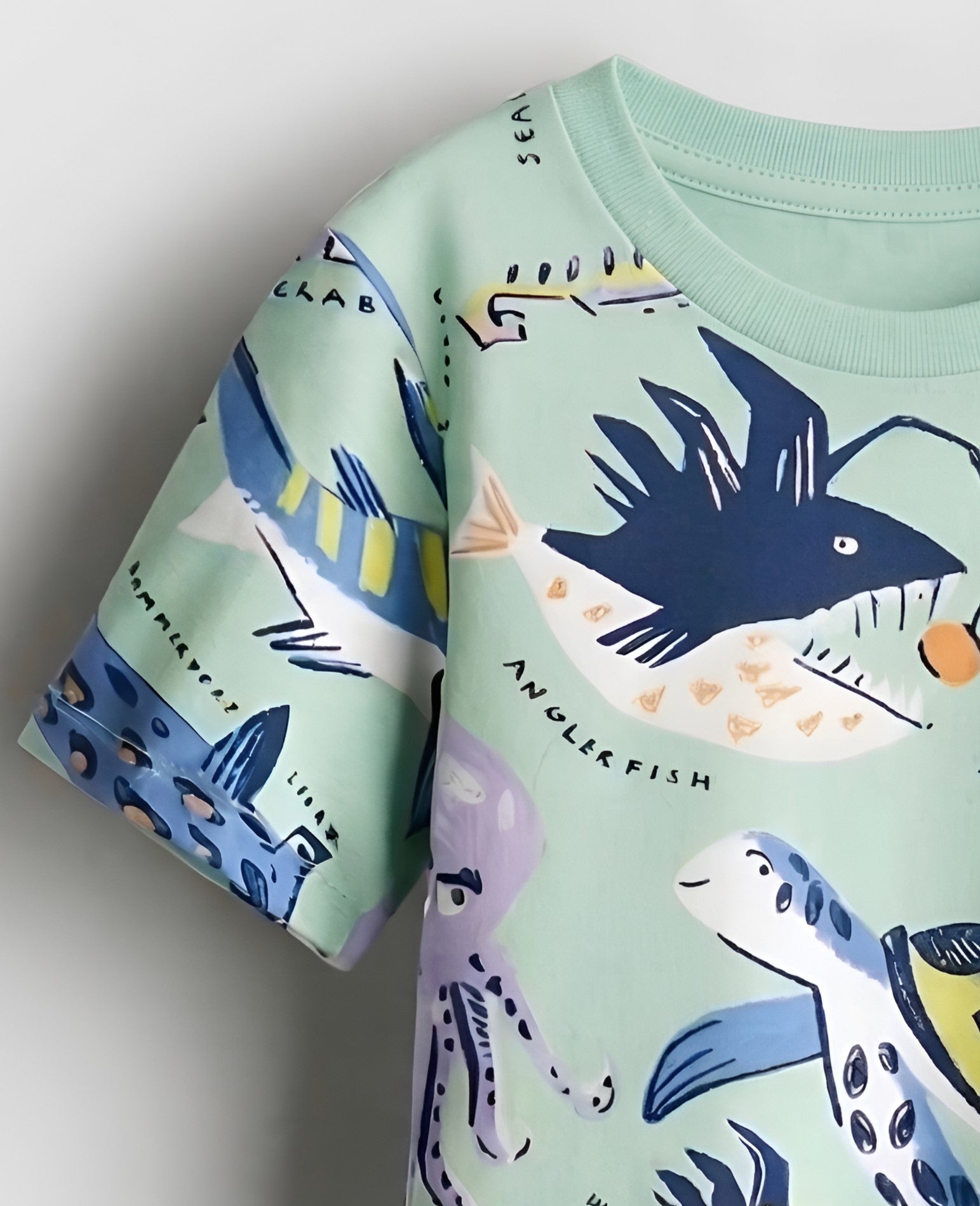 Googo Gaaga Boys Cotton  Printed T-Shirt & Shorts Set - Octopus