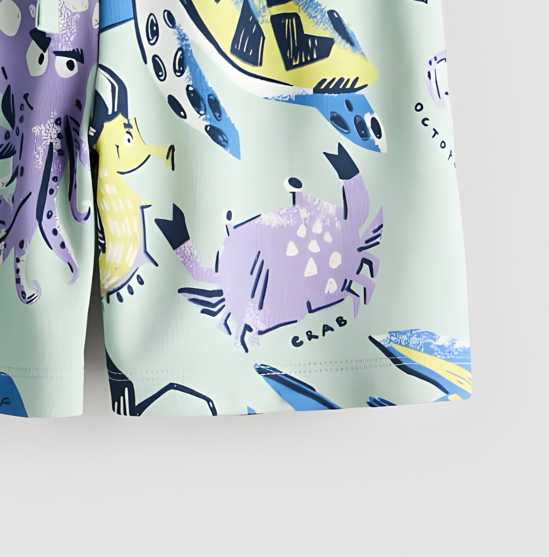 Googo Gaaga Boy's Cotton Octopus Printed Shorts