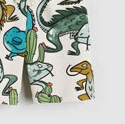 Googo Gaaga Boy's Cotton Chameleon Printed Shorts