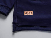 Boys Cotton Light Winter Text Printed Sweatshirt & Joggers Set