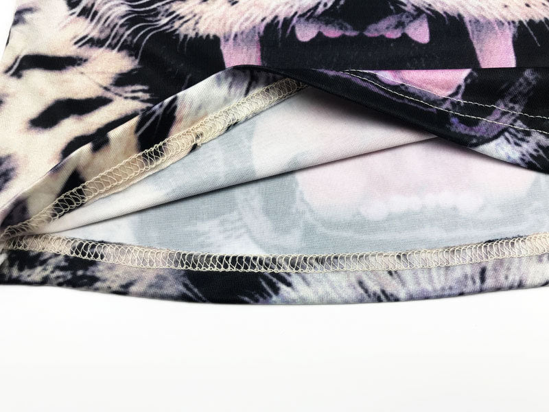Girl's Animal Print Top & Capri Set