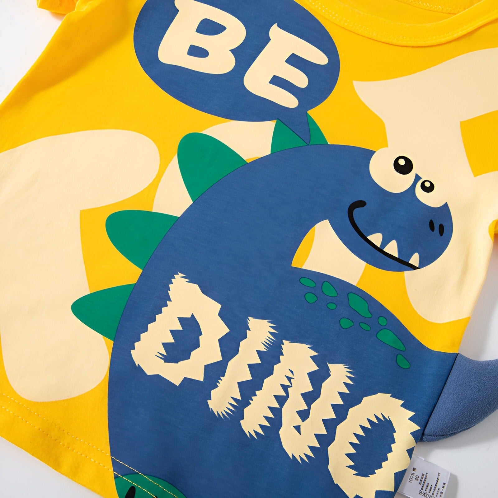 Boy's 2-Pack Yellow & Blue Printed T-Shirt