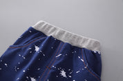 Boy's Yellow Star Print Sweatshirt & Joggers Set