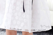 Girl's Black & White Polka Dot Frock