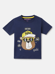 Boy's 5-Pack Mountain Print Cotton T-Shirts