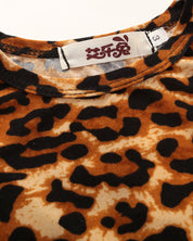 Girl's Animal Print Top & Pants Set