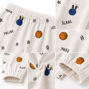 Googo Gaaga Girls Basketball Printed Cotton Joggers
