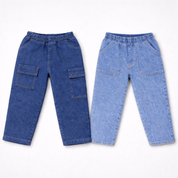 Boys Denim Jeans Pack of 2 - Blue