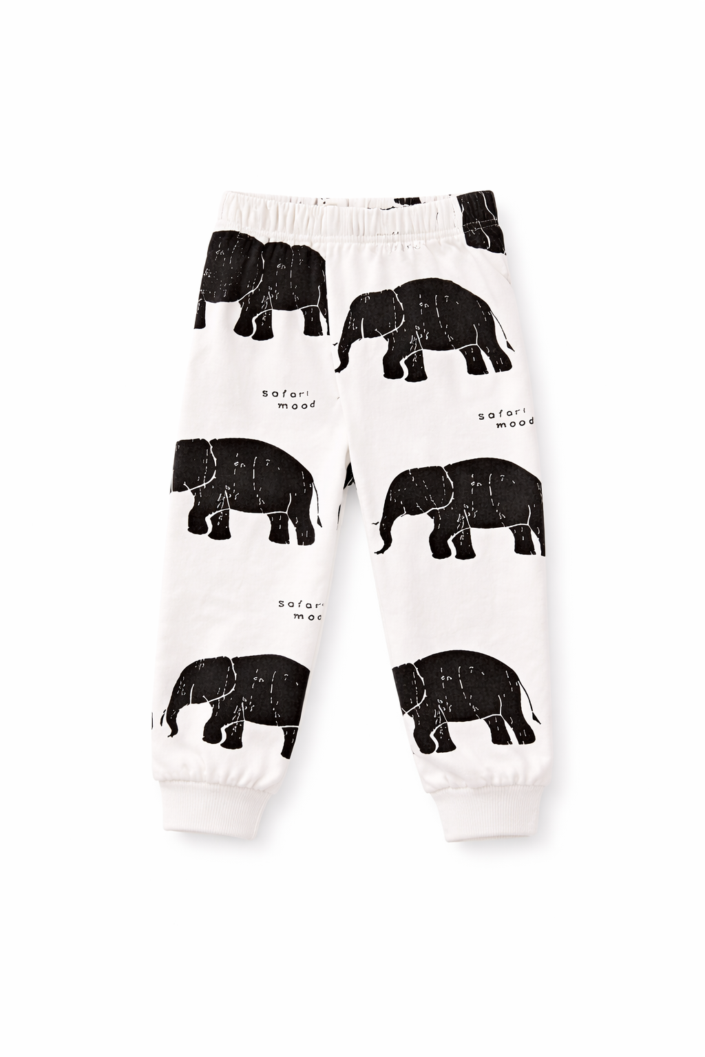 Boys Cotton Fleece Full Sleeves Apple & Elephant Printed Sweatshirt With Joggers Set Pack of 2