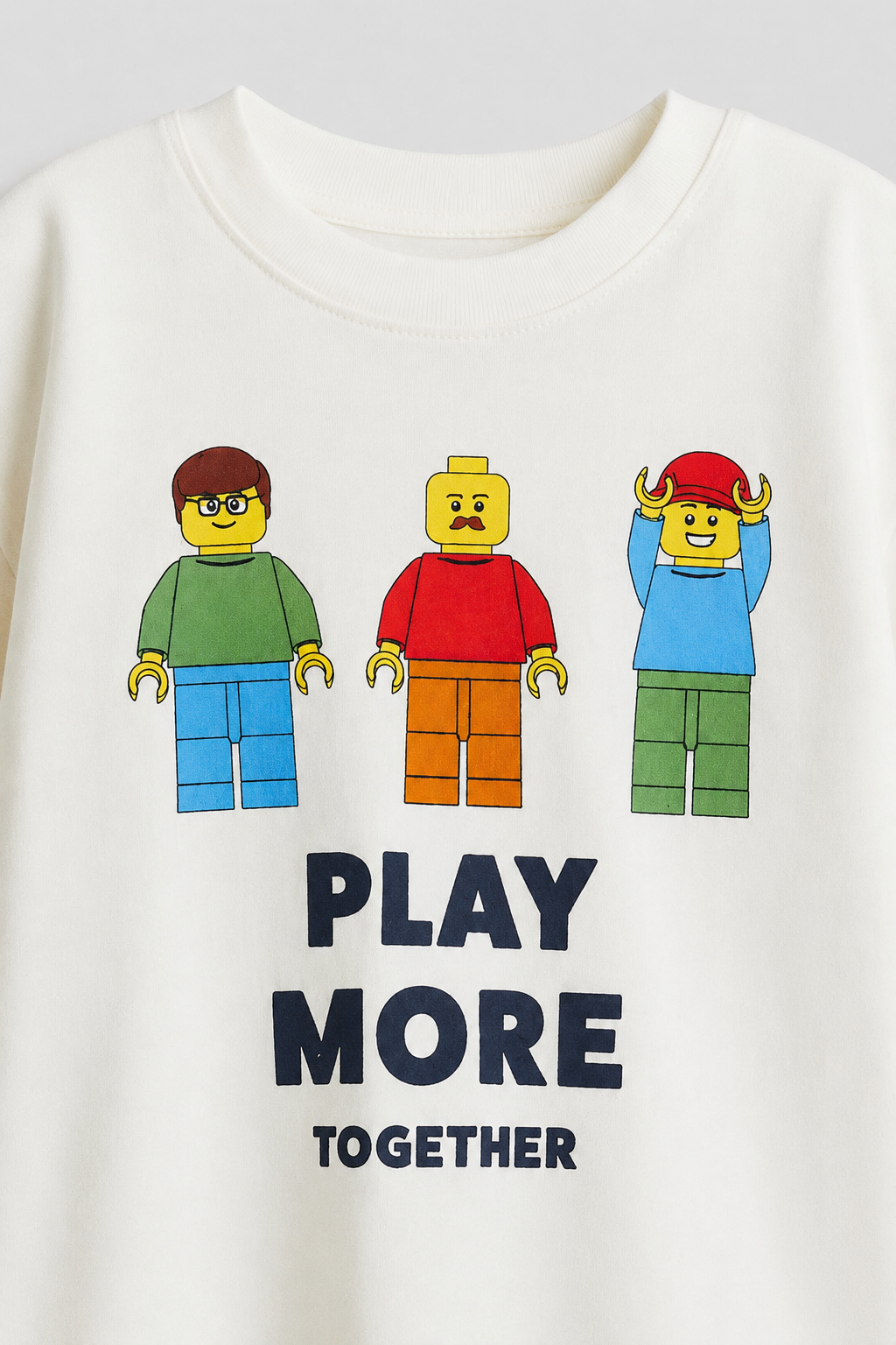 Googo Gaaga Boys Cotton Kids Printed T-Shirt - White