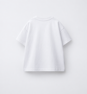 Googo Gaaga Boys Cotton Dino Printed T-Shirt - White