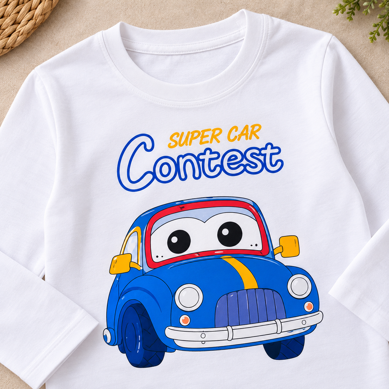 Googo Gaaga Girls Car & Jeep Printed Full Sleeve T-Shirt and Pyjama Co-Ord Sets – Pack of 2 (White Orange & Grey Black)