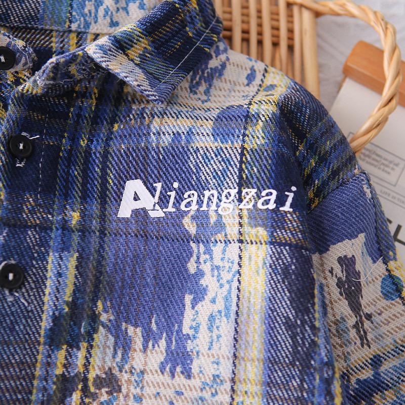 Boys Printed Jacket & Sweatshirt with Denim Pant