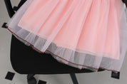 Girl's Pink Half-Sleeve Frock