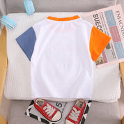Boy's Dragon Print Half-Sleeve T-Shirt