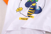 Boy's Dragon Print Half-Sleeve T-Shirt
