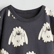 Googo Gaaga Boys Cotton Printed T-Shirt Pack of 2 - Sheep & Lion