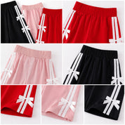 Googo Gaaga Girls Bow-Detailed Striped Wide-Leg Pyjama.