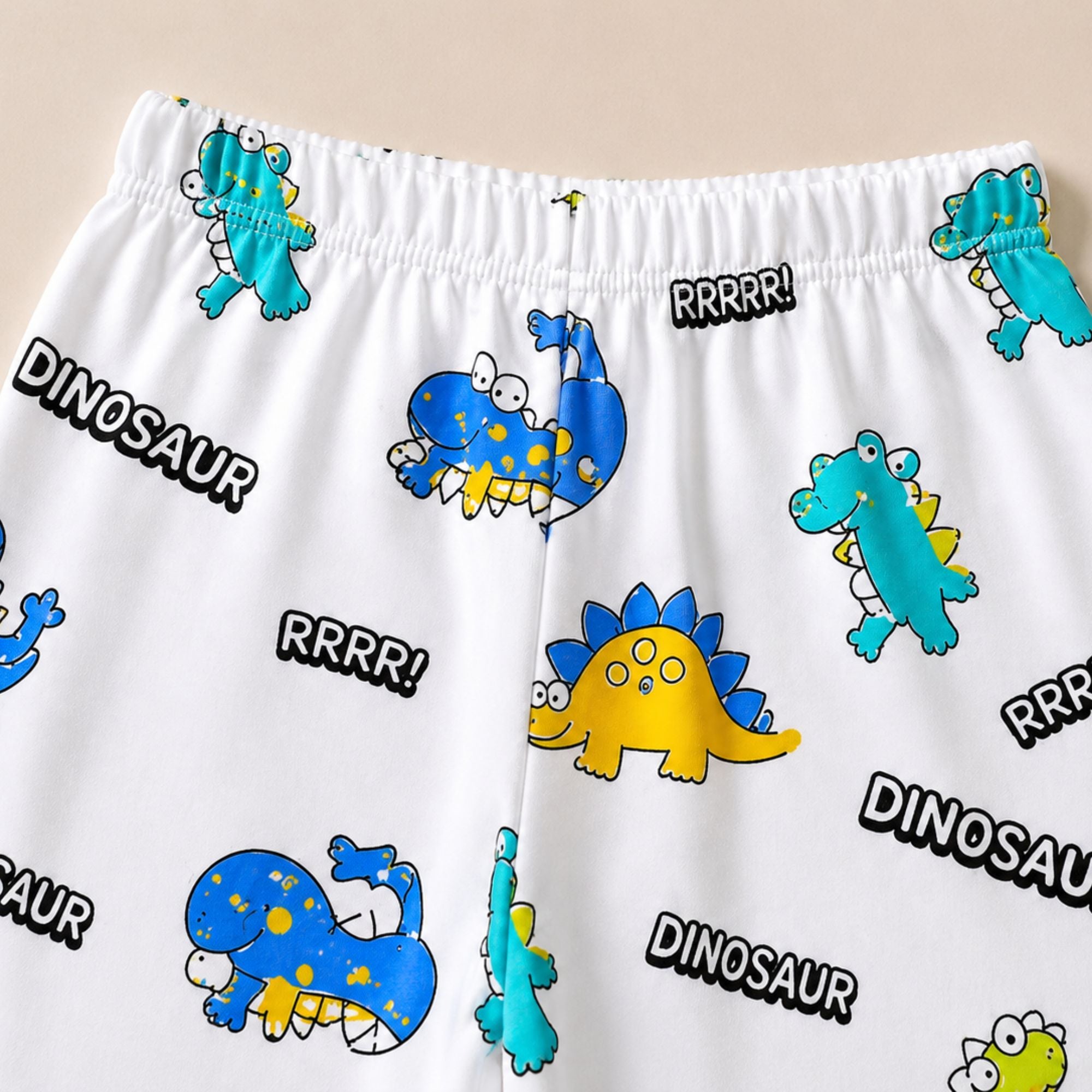 Googo Gaaga Girls Dinosaur, Skateboard & Lightning Printed Cotton Joggers – Pack of 3