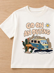 Googo Gaaga Boys Cotton Van Printed T-Shirt & Shorts Set