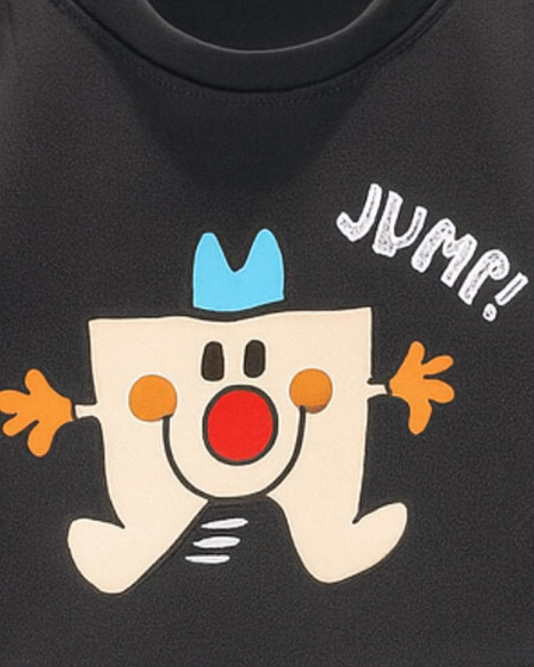 Grey jump kid Tshirts & Shorts