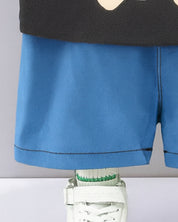 Grey jump kid Tshirts & Shorts