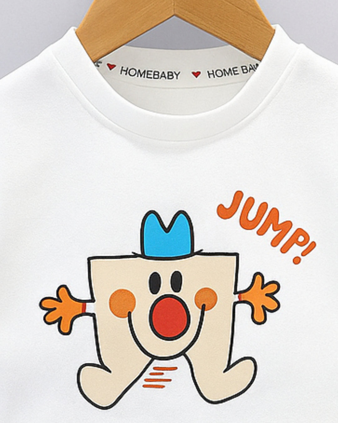White jump kid Tshirts & Shorts