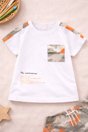 Boys Cotton Half Sleeves T-Shirt & Shorts Set Pack Of 2