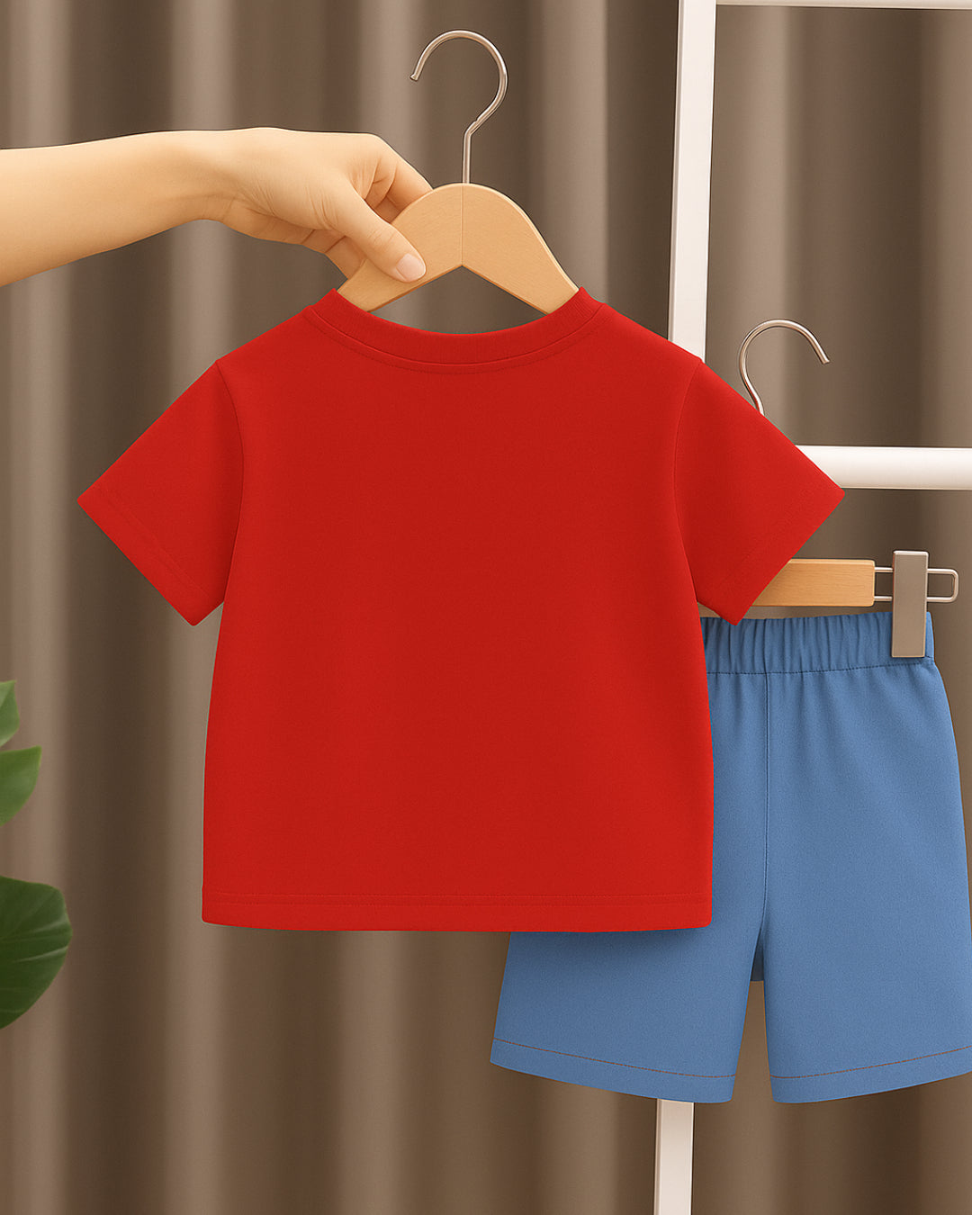 Red Smile Tshirt & Shorts