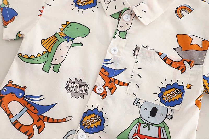 Super dino Shirt & Tshirt and shorts
