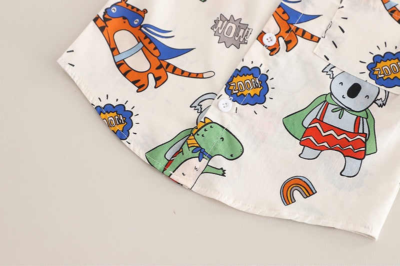 Super dino Shirt & Tshirt and shorts