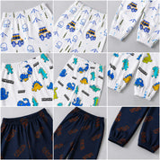 Googo Gaaga Kids Adventure, Dinosaur & Skateboard Printed Cotton Joggers – Pack of 3