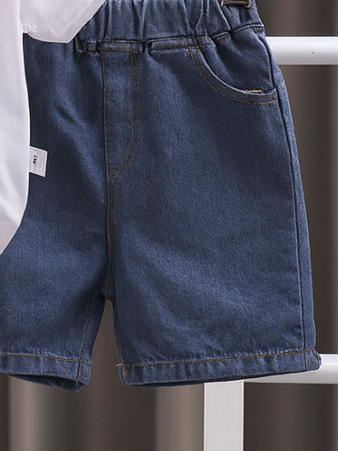 Boys Printed T-shirt with Shorts